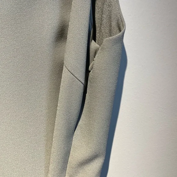 Reiss Light Gray Cowl Neck Midi Dress - Picture 7 of 11